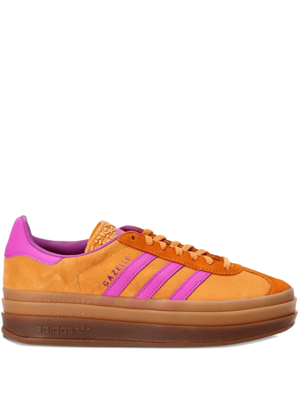 Adidas Originals three-stripe platform sneakers FLAORA PURBUR CREORA A868667