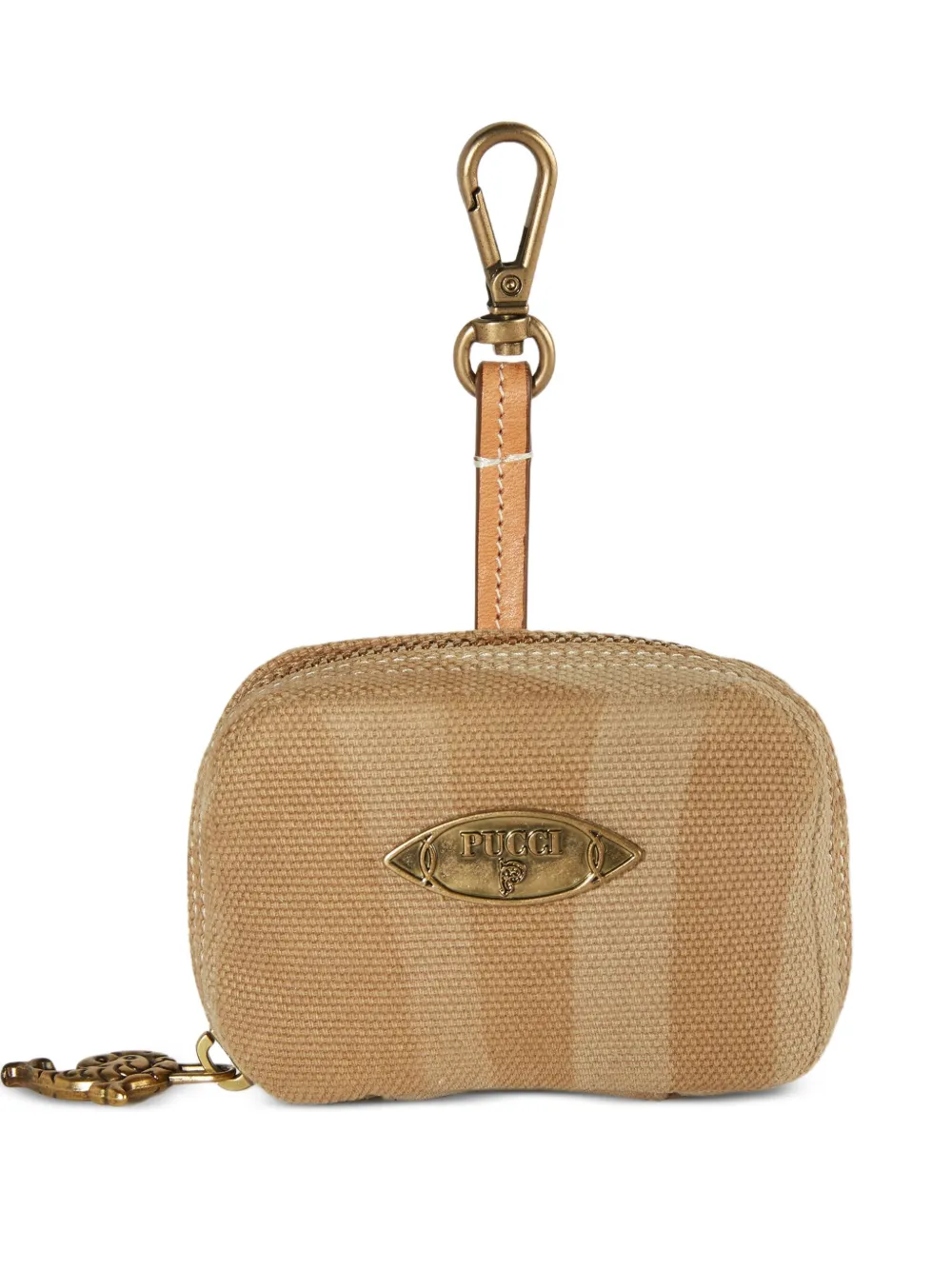 PUCCI Buidel met logoplakkaat Bruin