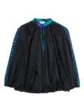PUCCI mandarin-neck embroidered blouse - Black
