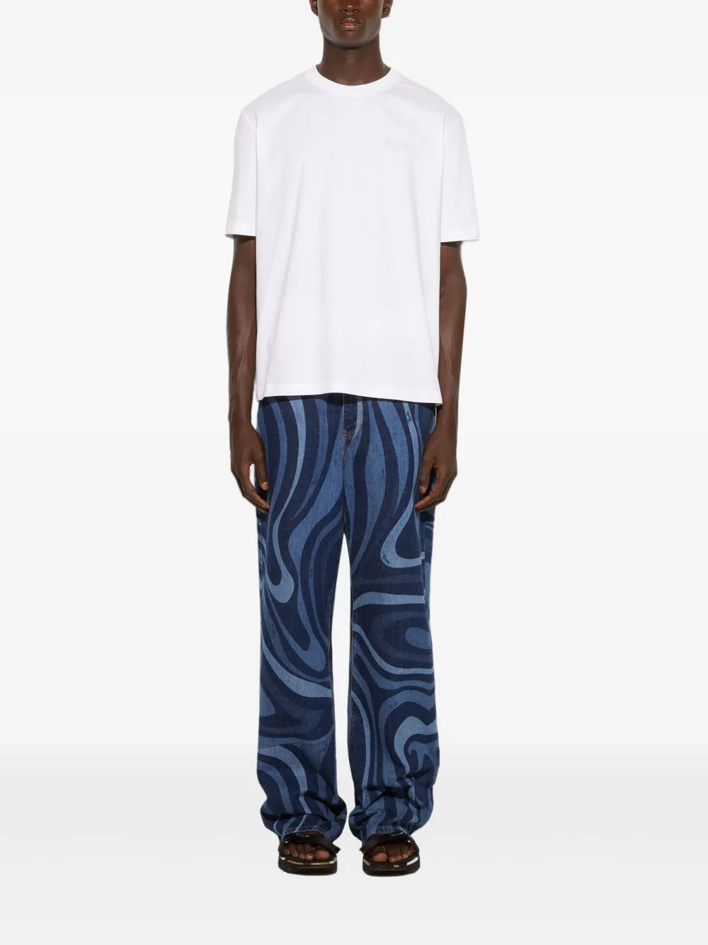 PUCCI graphic-print T-shirt - Wit