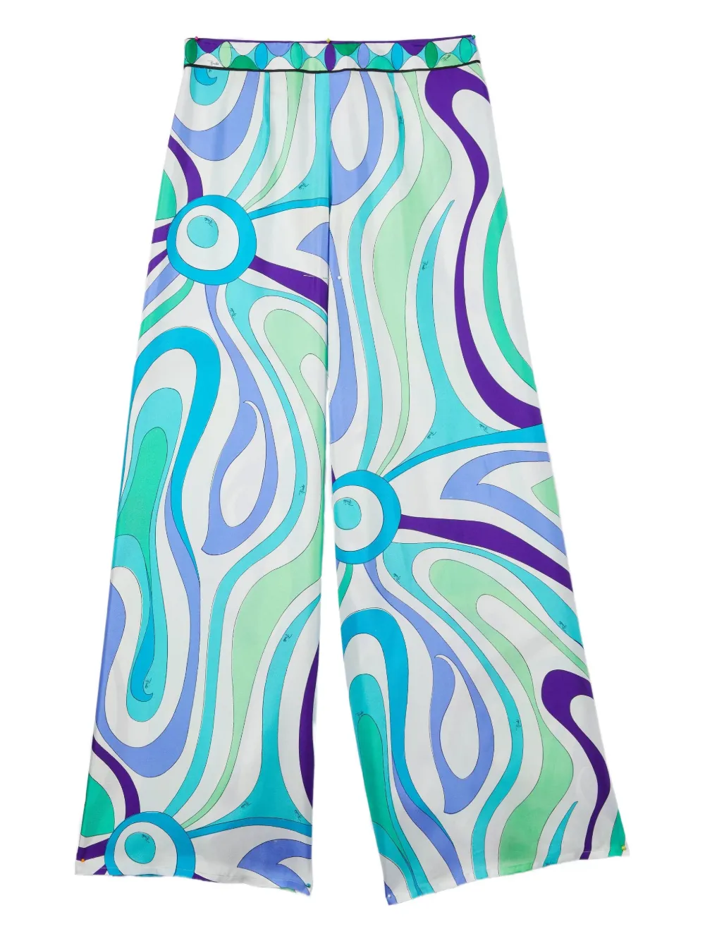 PUCCI Broek met wijde pijpen Paars