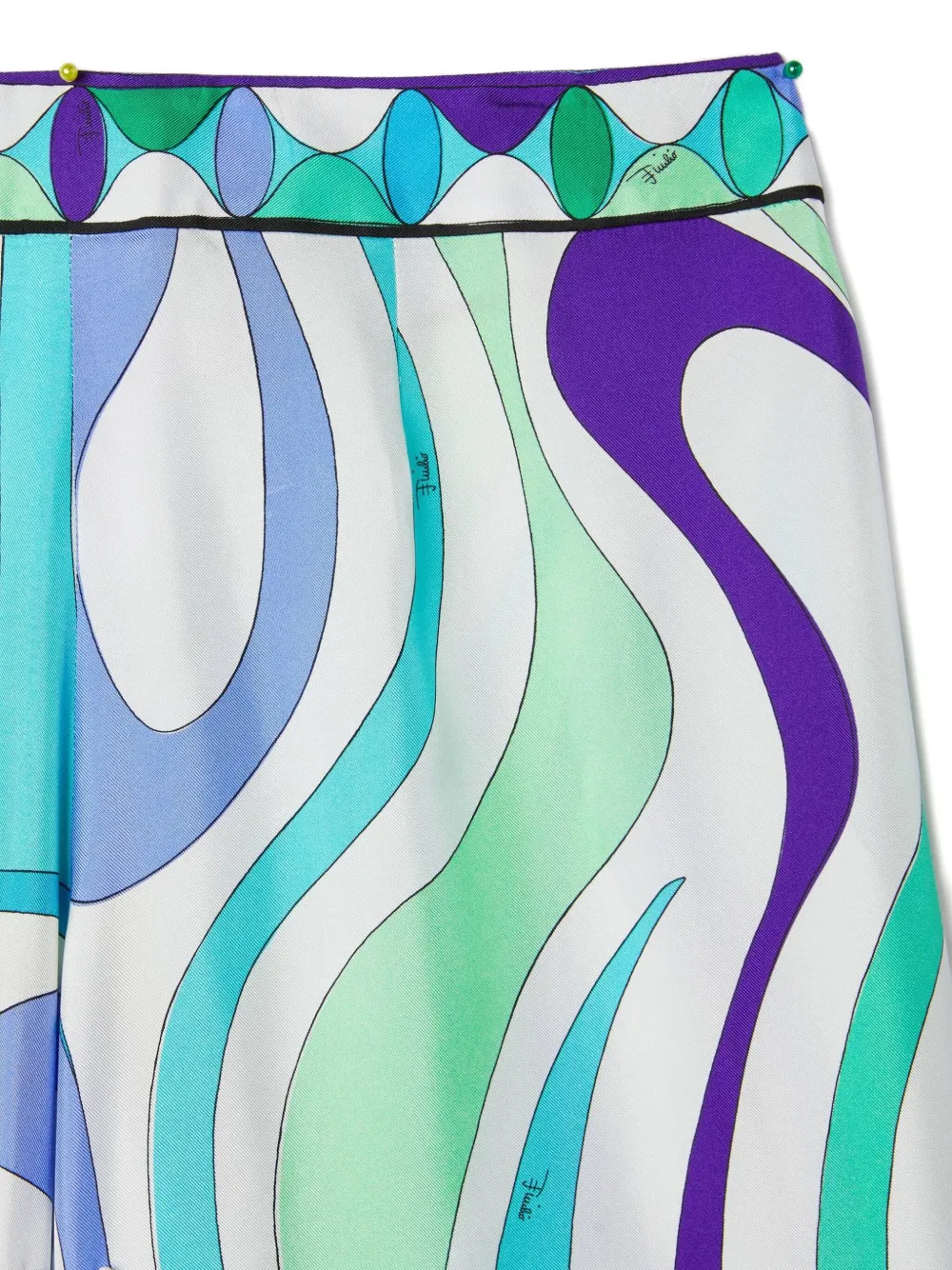 PUCCI Broek met wijde pijpen Paars