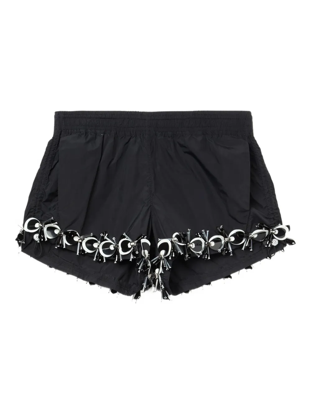 PUCCI Shorts met verfraaide afwerking Zwart