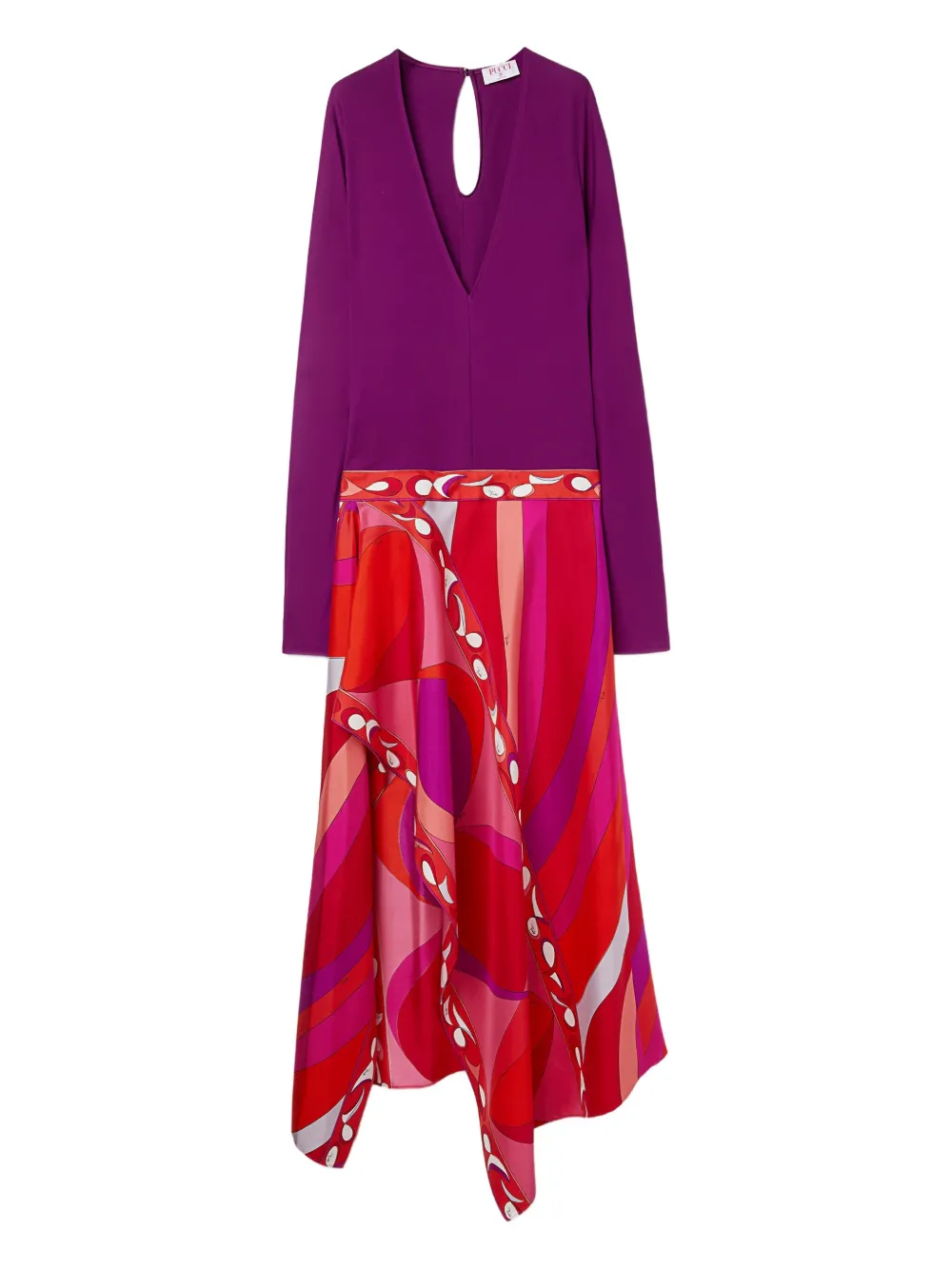 PUCCI Asymmetrische jurk Paars