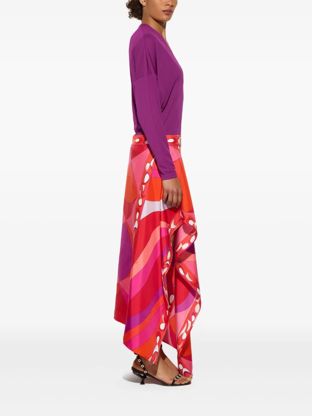 PUCCI Asymmetrische jurk Paars