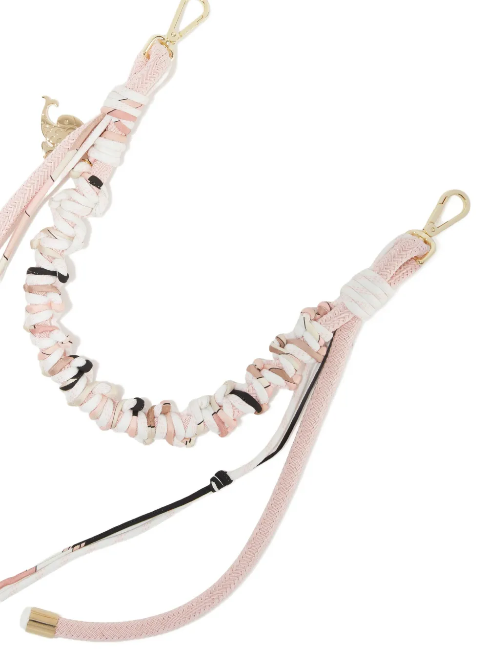 PUCCI braid-tuburals belt - Roze