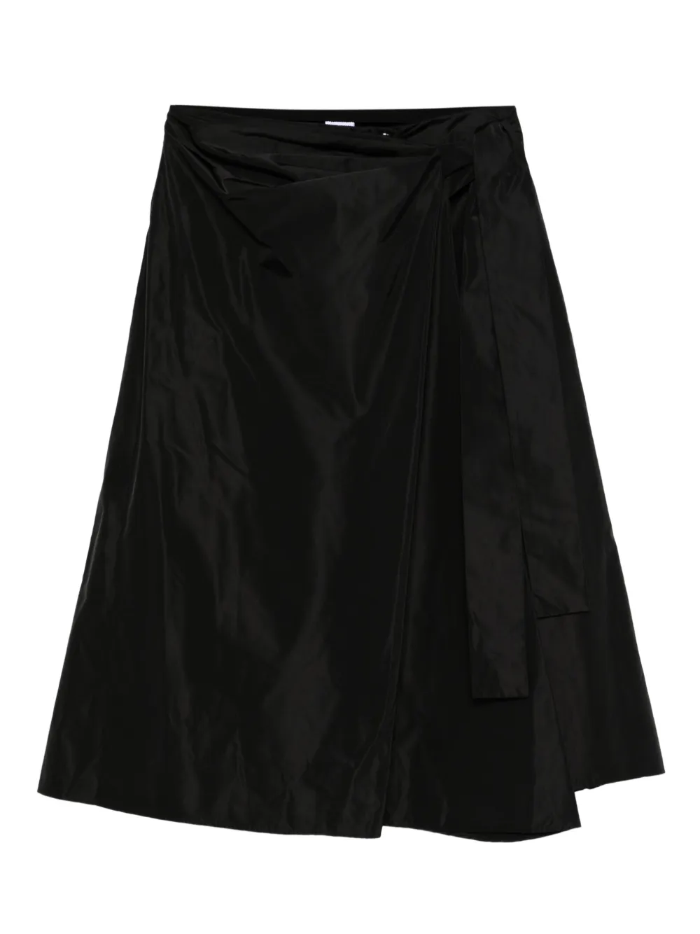 Aspesi Wrap-tie Skirt In Black