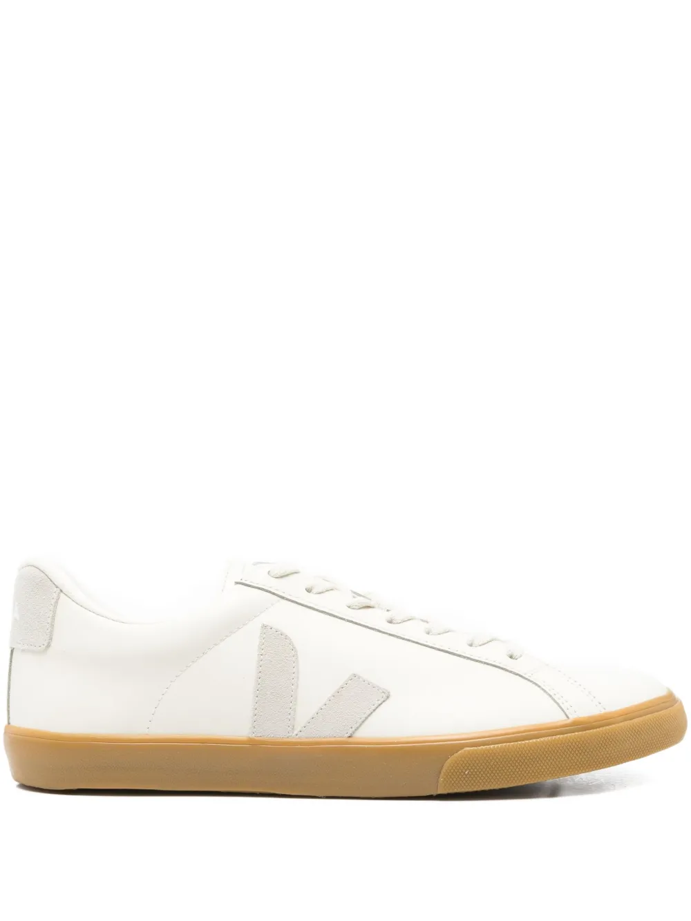 VEJA leather V logo sneakers Neutrals