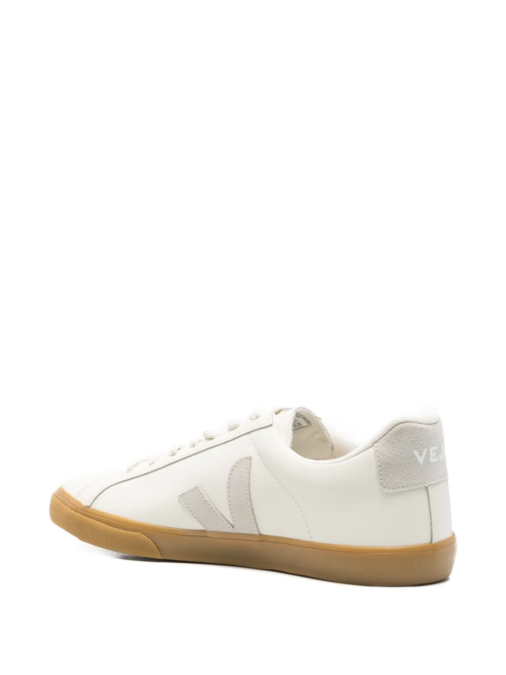 VEJA leather V logo sneakers Neutrals