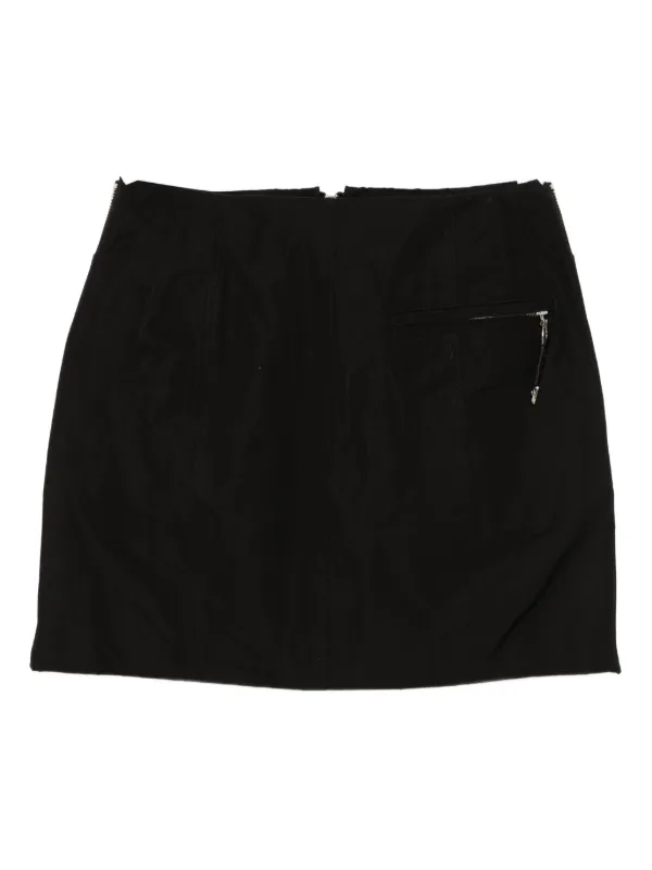 Toga ジップ ミニスカート | ブラック | FARFETCH JP