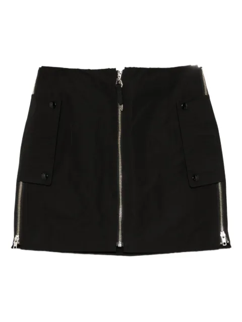 Toga zipped mini skirt