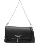 Zadig&Voltaire Rock crystal-wing shoulder bag - Black