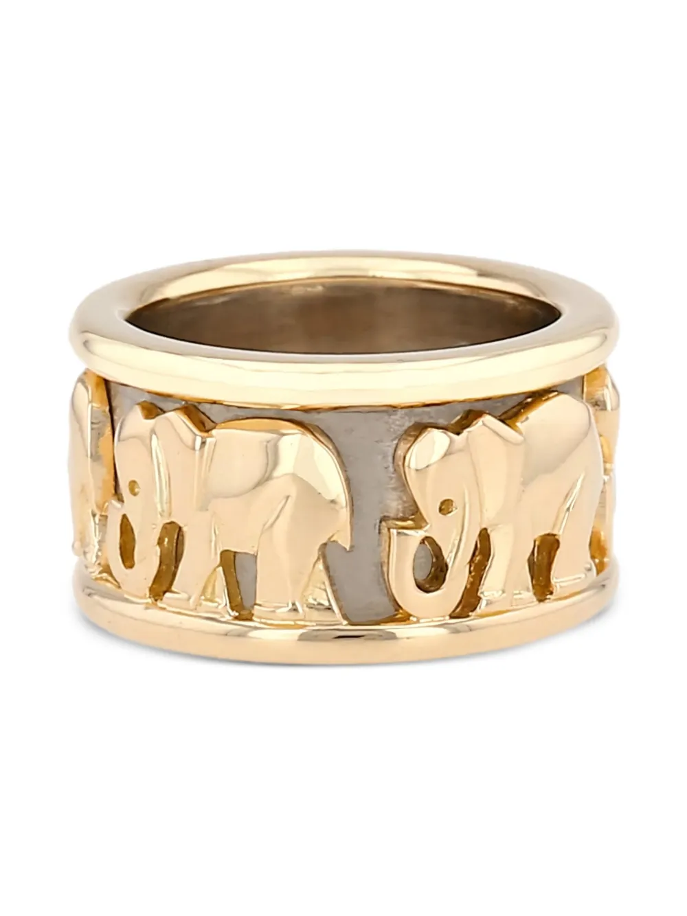 18K gold sleeve ring