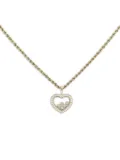 Chopard Pre-Owned 18K yellow gold Happy Diamonds necklace
