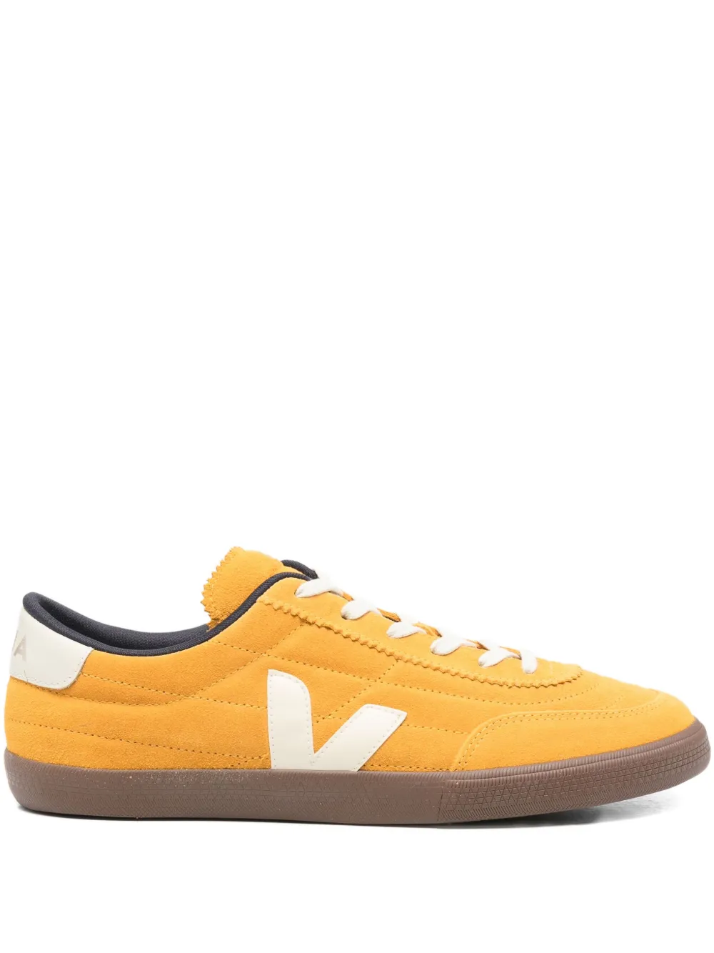 VEJA Panenka logo-detail suede sneakers Yellow