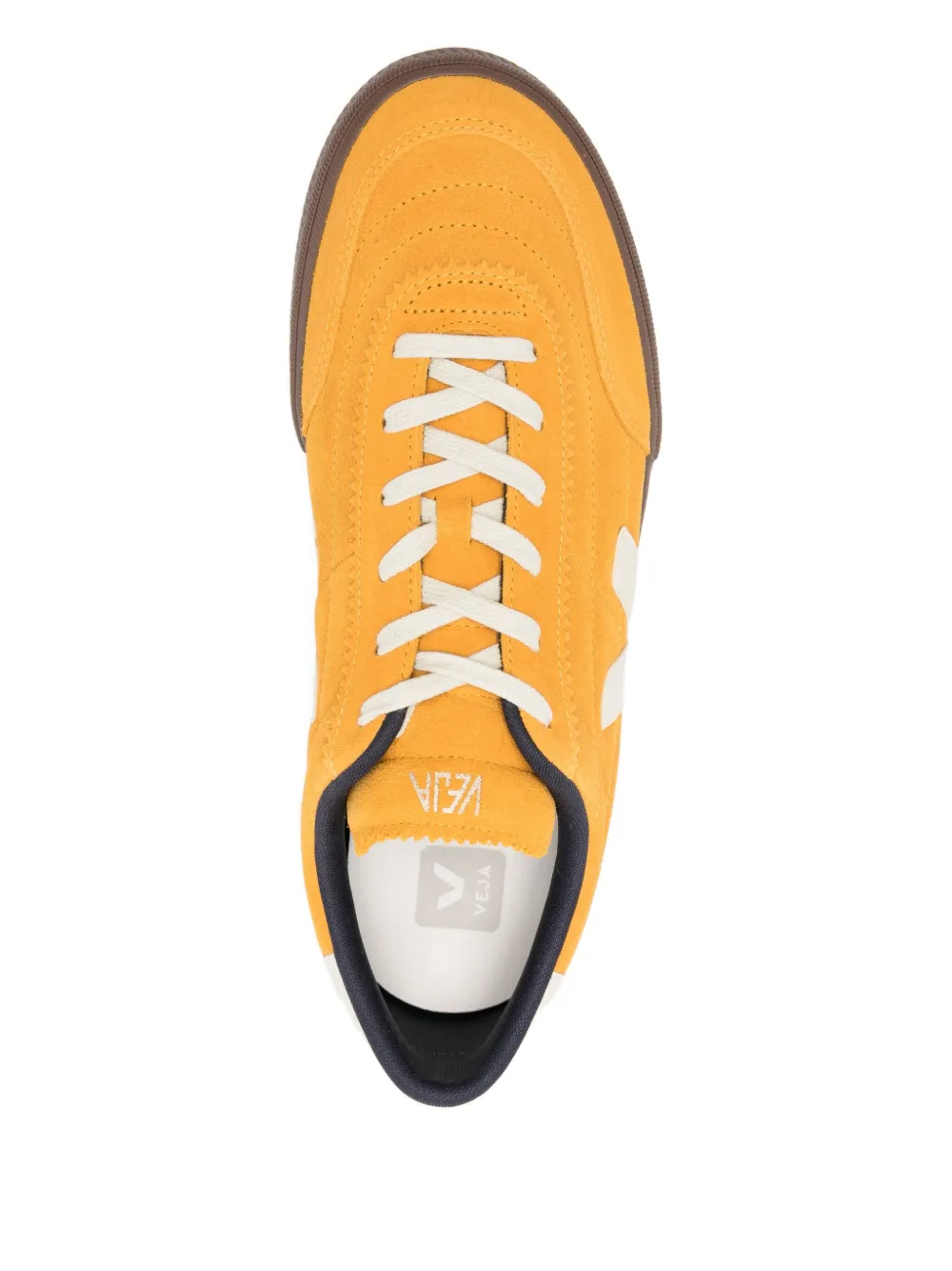 VEJA Panenka logo-detail suede sneakers Yellow