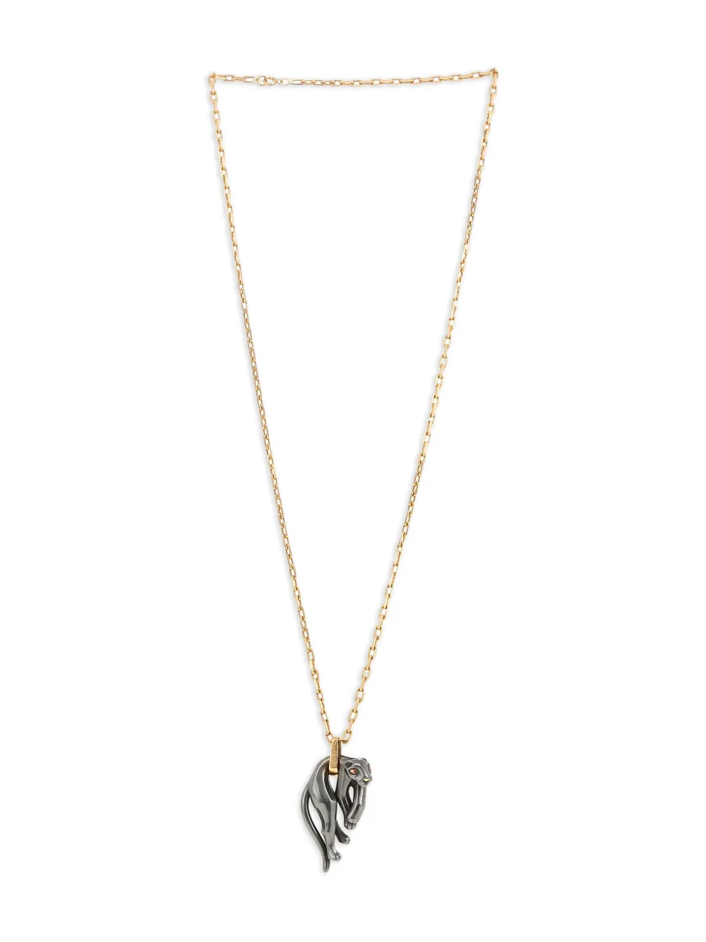 1970s 18K yellow gold Panthère necklace