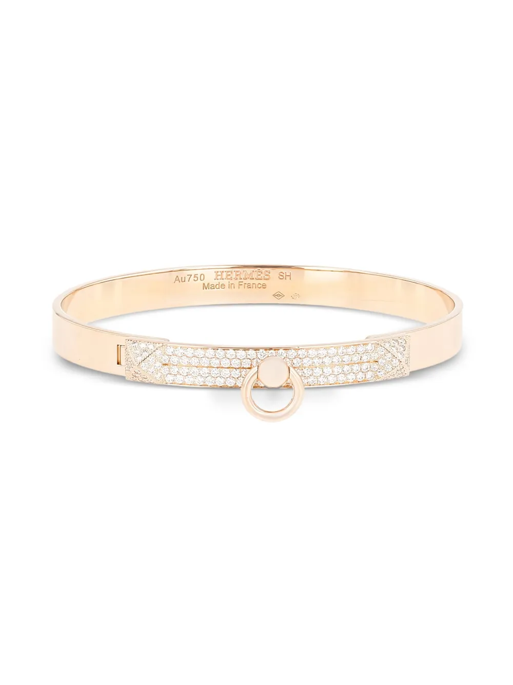 18kt rose gold Collier de chien diamond bracelet