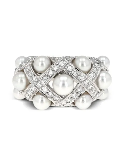 CHANEL Pre-Owned Baroque diamond ring