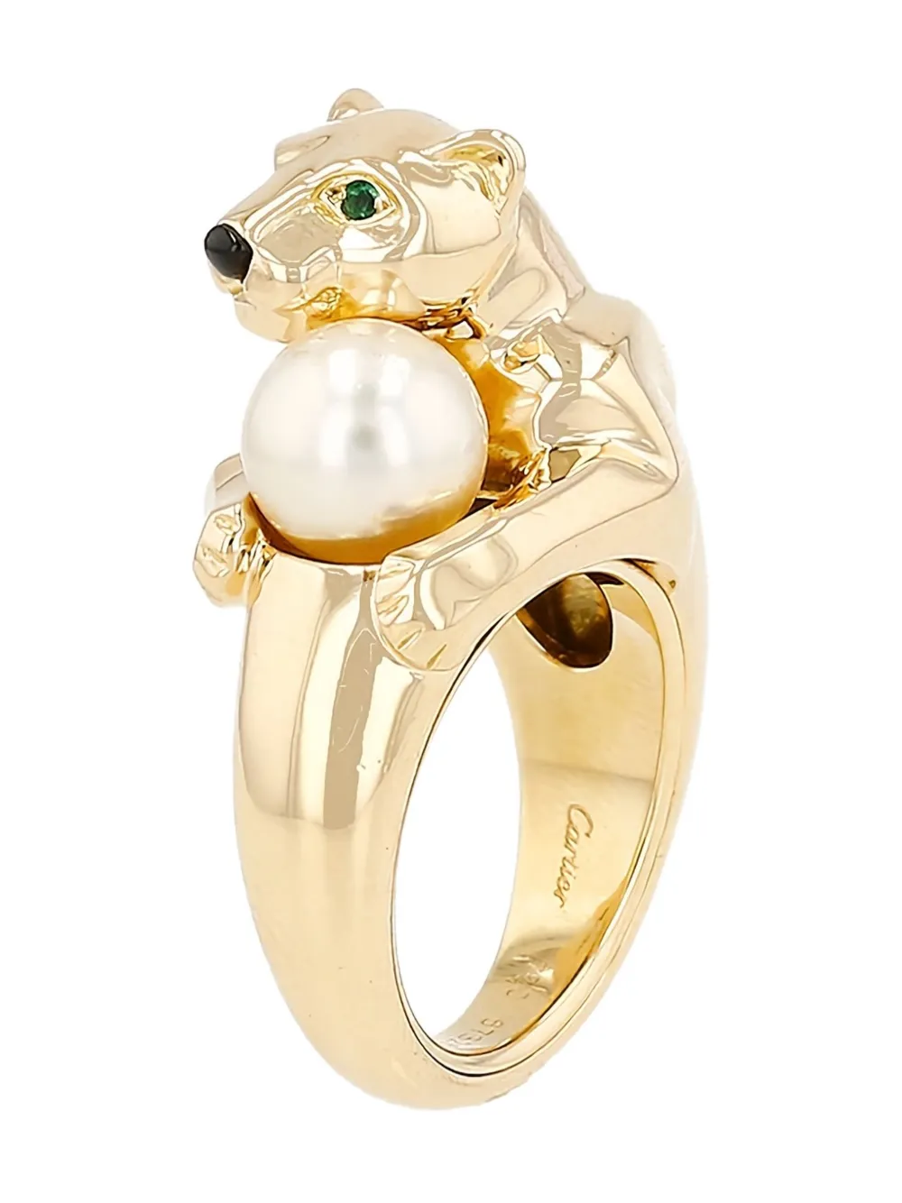 Cartier 18kt yellow gold Panthère Vedra ring - ゴールドトーン Cartier 18kt yellow gold Panthère Vedra ring - ゴールドトーン