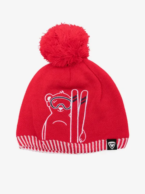Rossignol Kids Will bear-ski beanie