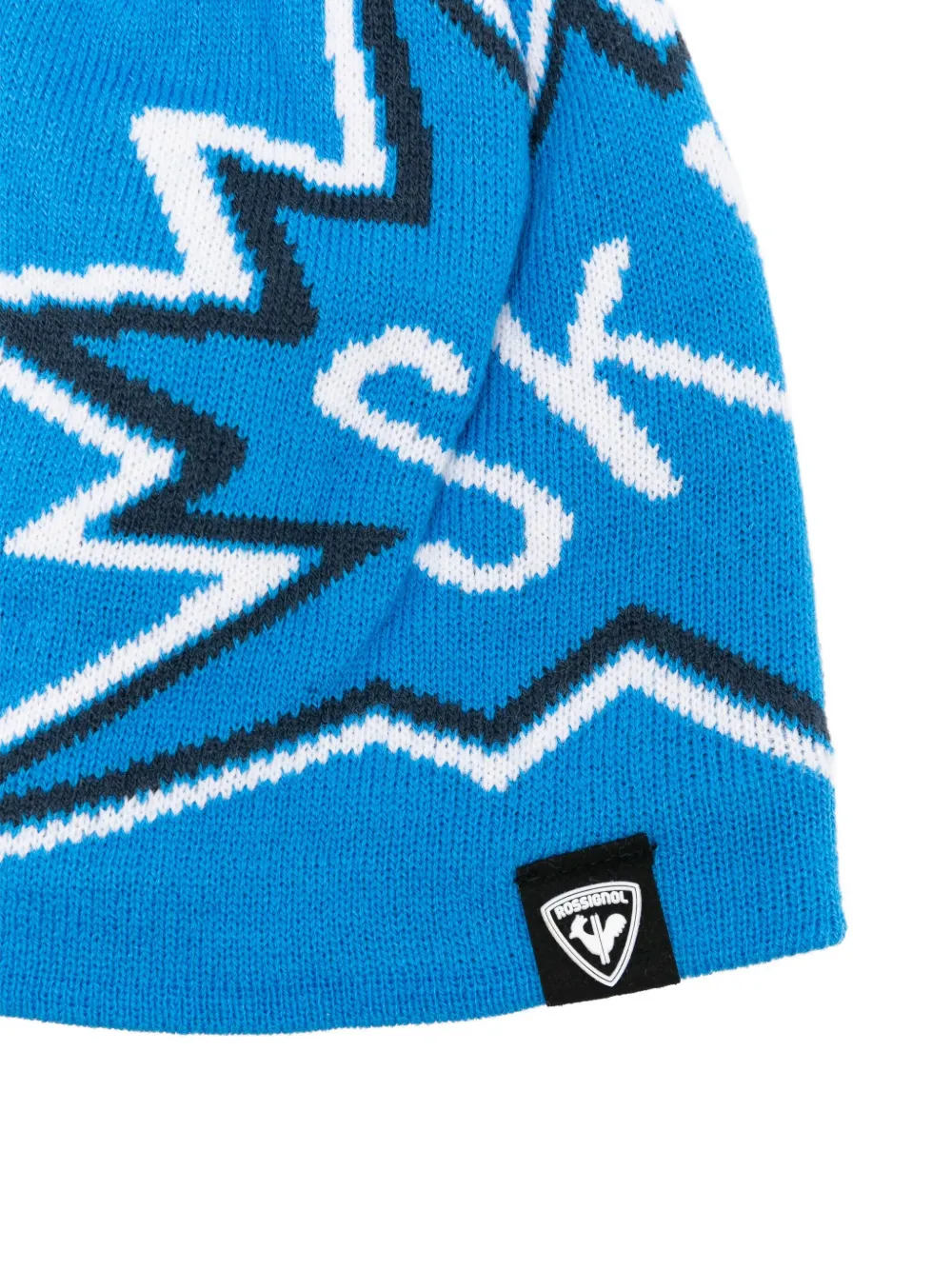 Rossignol Paterned-intarsia Pompom Beanie In Blue