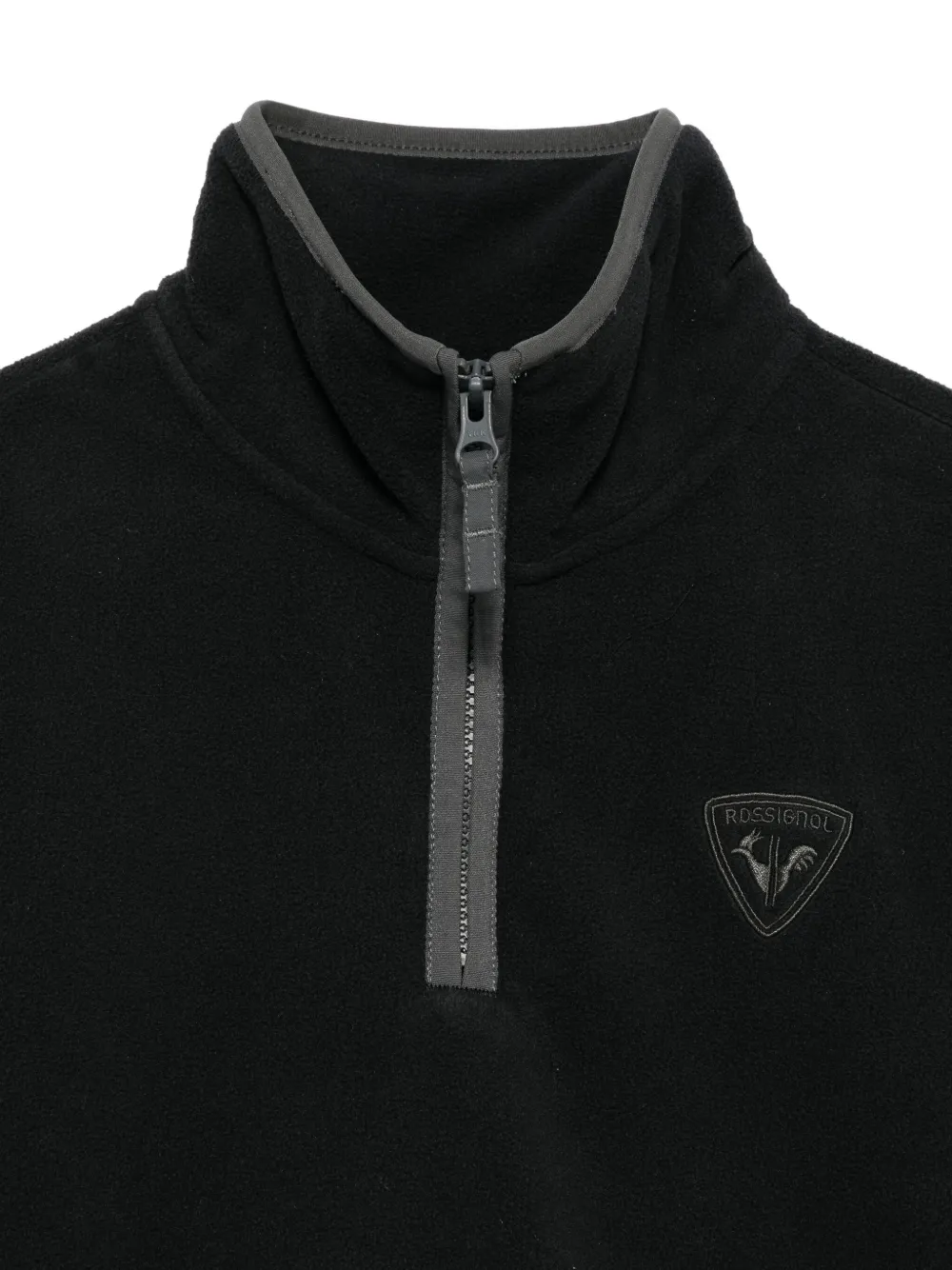 Rossignol Half-zip Fleece Jacket In Black