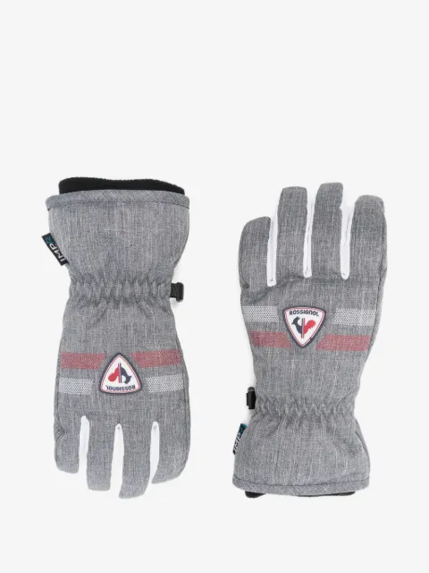Rossignol Kids striped-detail gloves