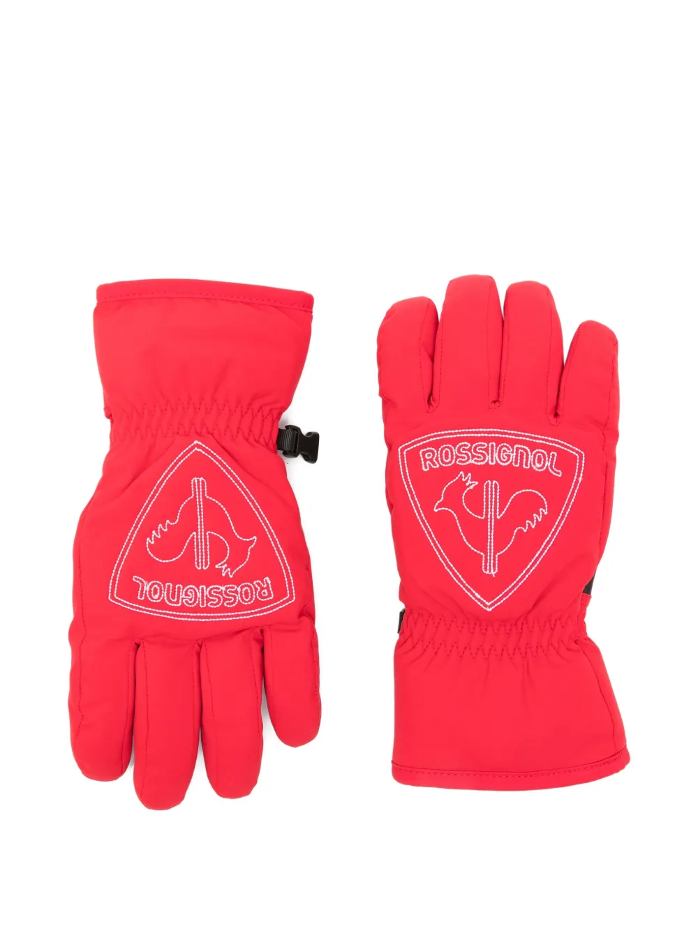 Rossignol Juniors' Rooster logo gloves - Rosso