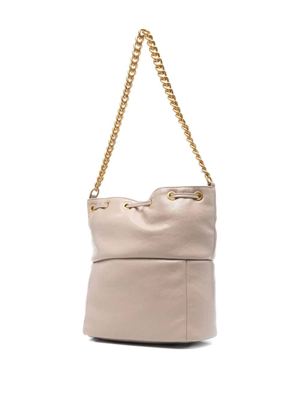 LIU JO Schoudertas met trekkoord en kettingband - Beige