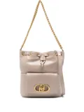 LIU JO drawstring chain-strap shoulder bag - Neutrals