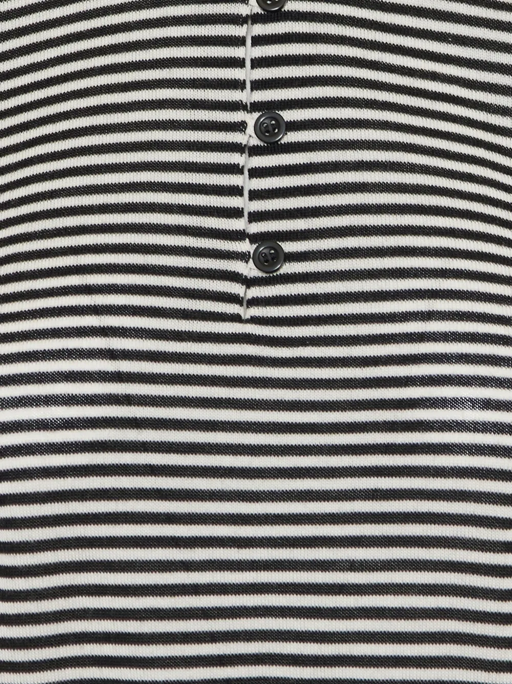 Frame Womens Cream Multi The Smart Polo Stripe Wool Knitted Shirt Xs In Black