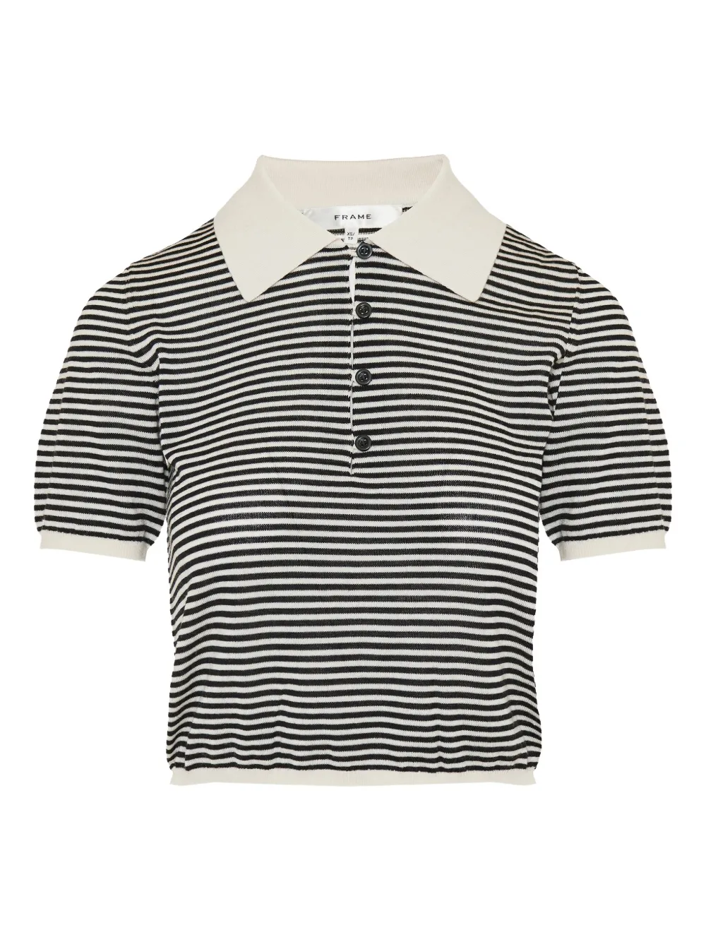 FRAME striped polo shirt | Neutrals | Image 1