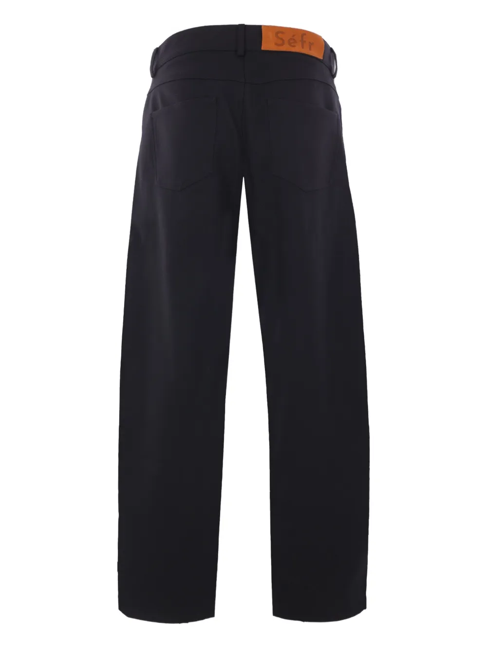 Séfr five-pocket twill trousers - Zwart