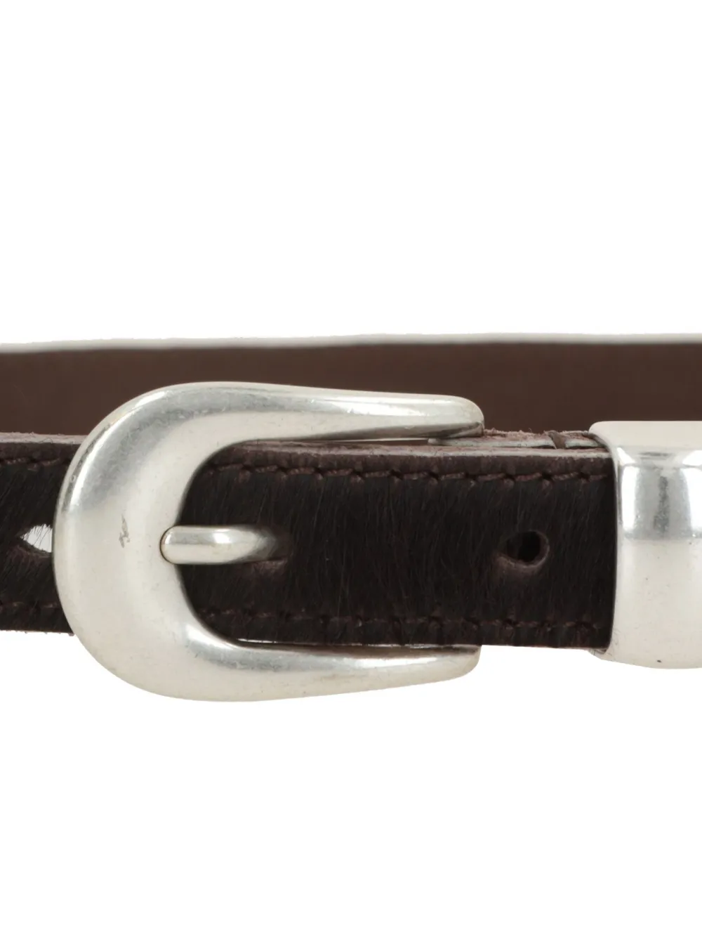 OUR LEGACY Leren riem Bruin