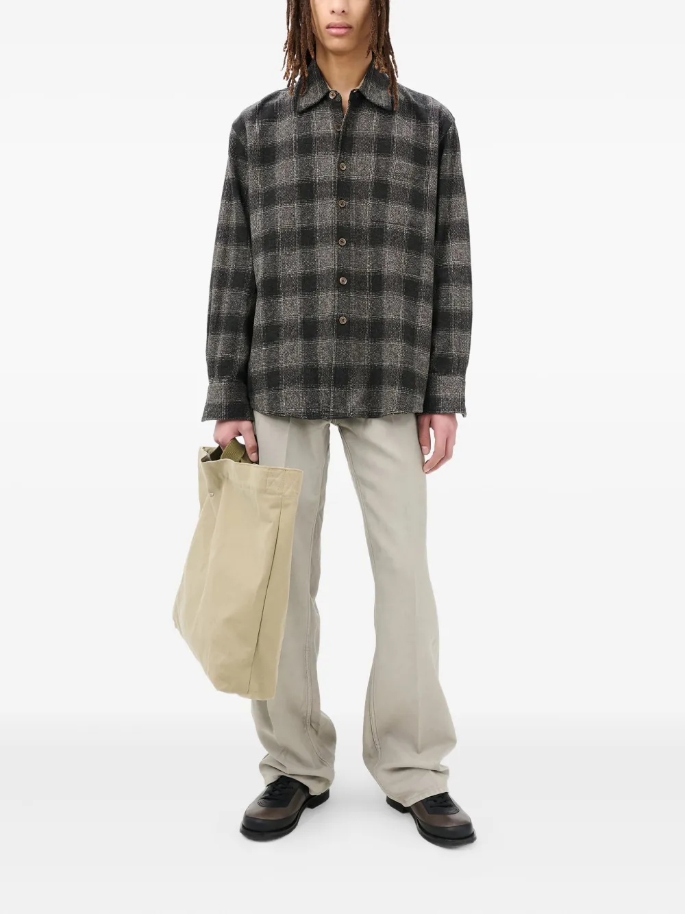 OUR LEGACY checked cotton shirt | Image 2