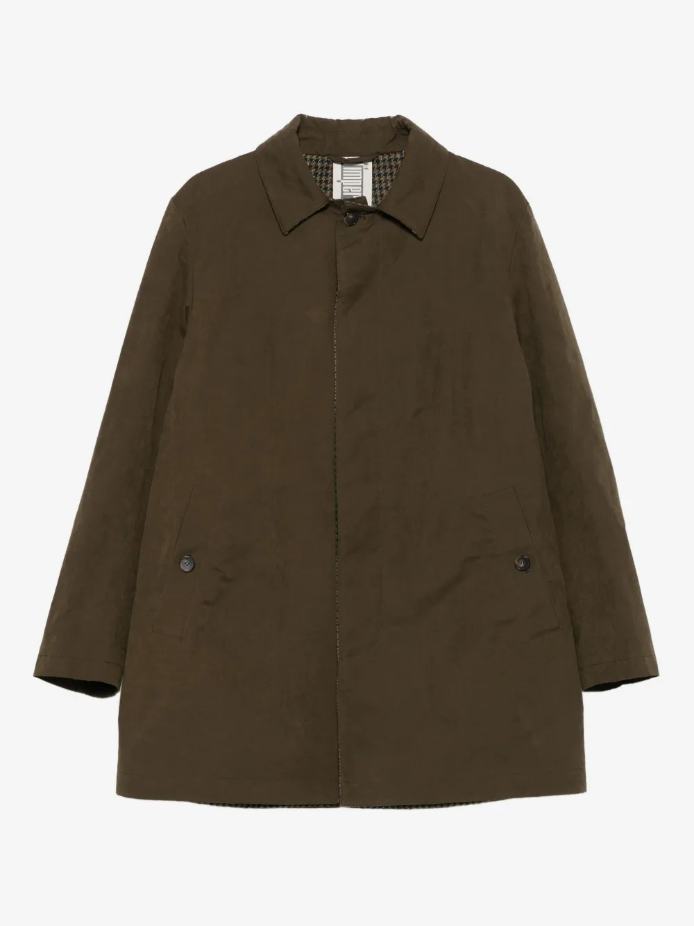 L'impermeabile buttoned raincoat | Green | Image 1