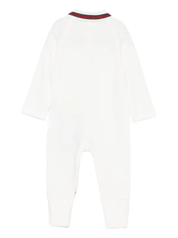 Double G-jacquard cotton dress