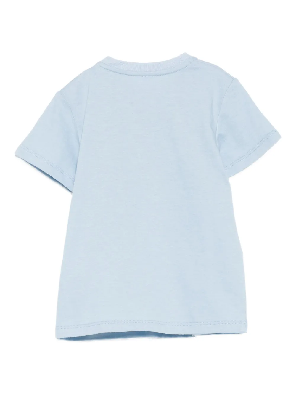 Gucci Kids Katoenen T-shirt met beerprint - Blauw