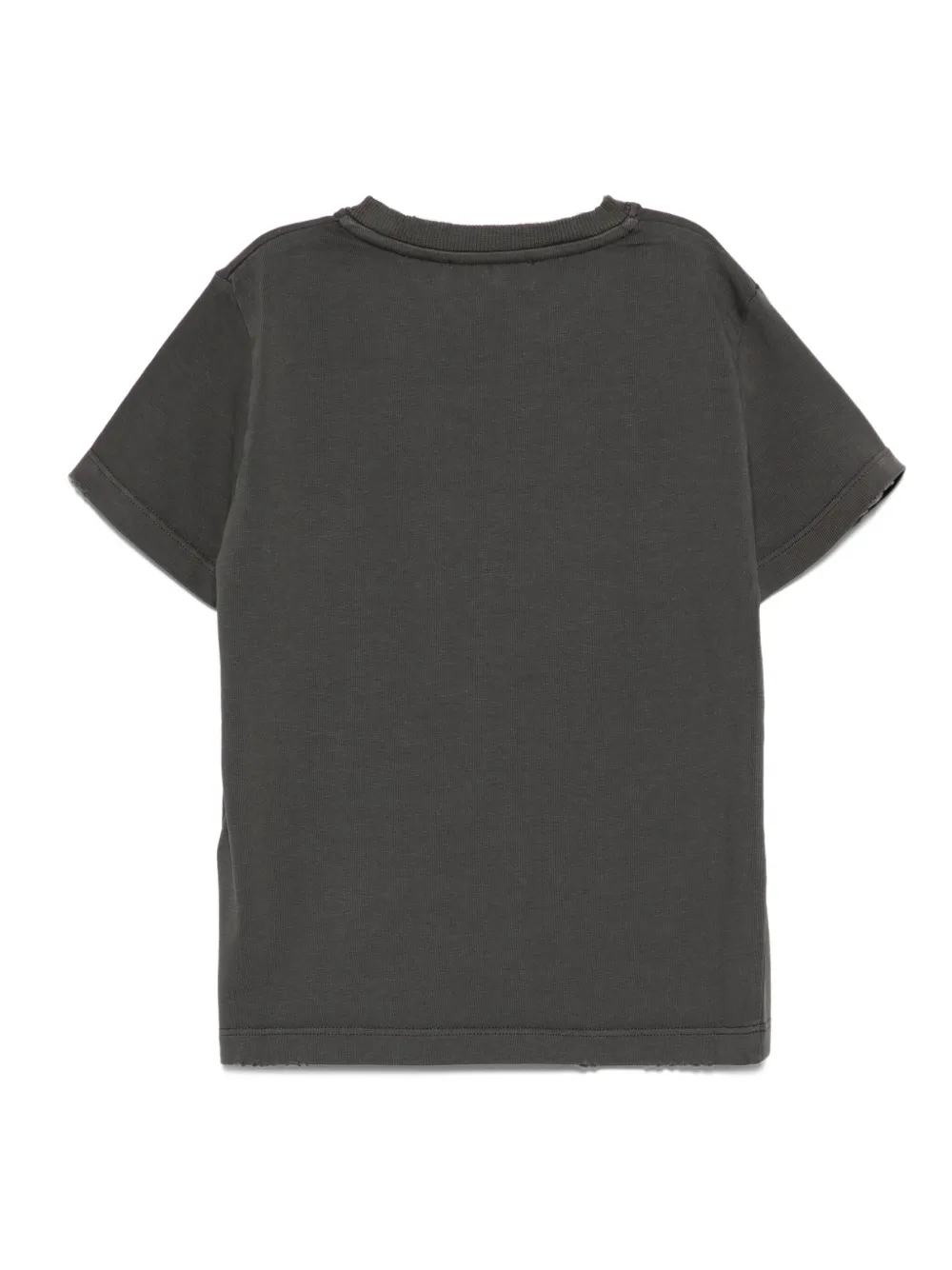 Golden Goose Kids T-shirt met logo-reliëf Grijs