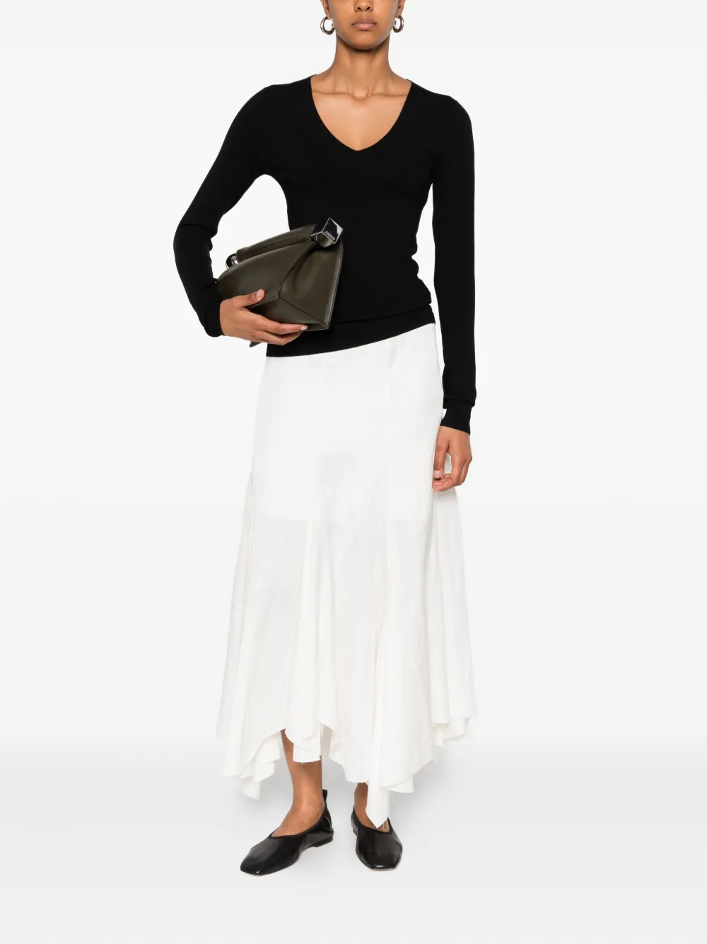 JOSEPH V-neck sweater Zwart