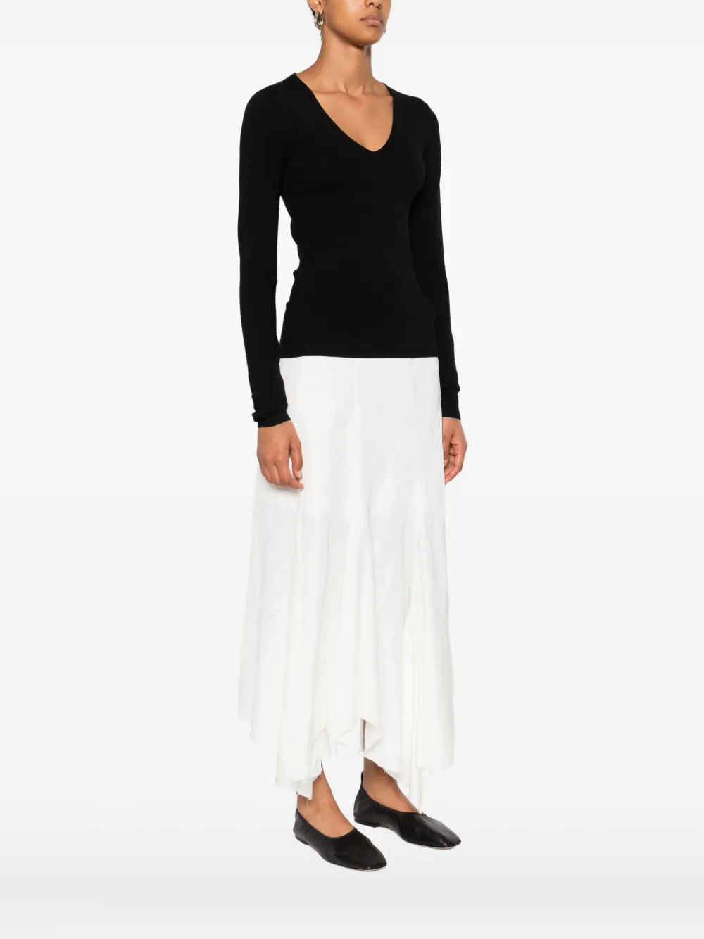 JOSEPH V-neck sweater Zwart
