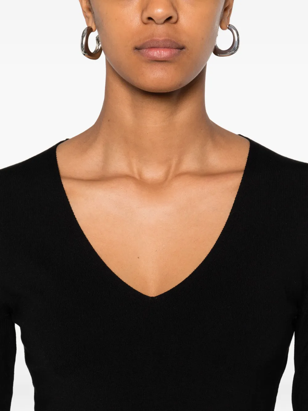 JOSEPH V-neck sweater Zwart