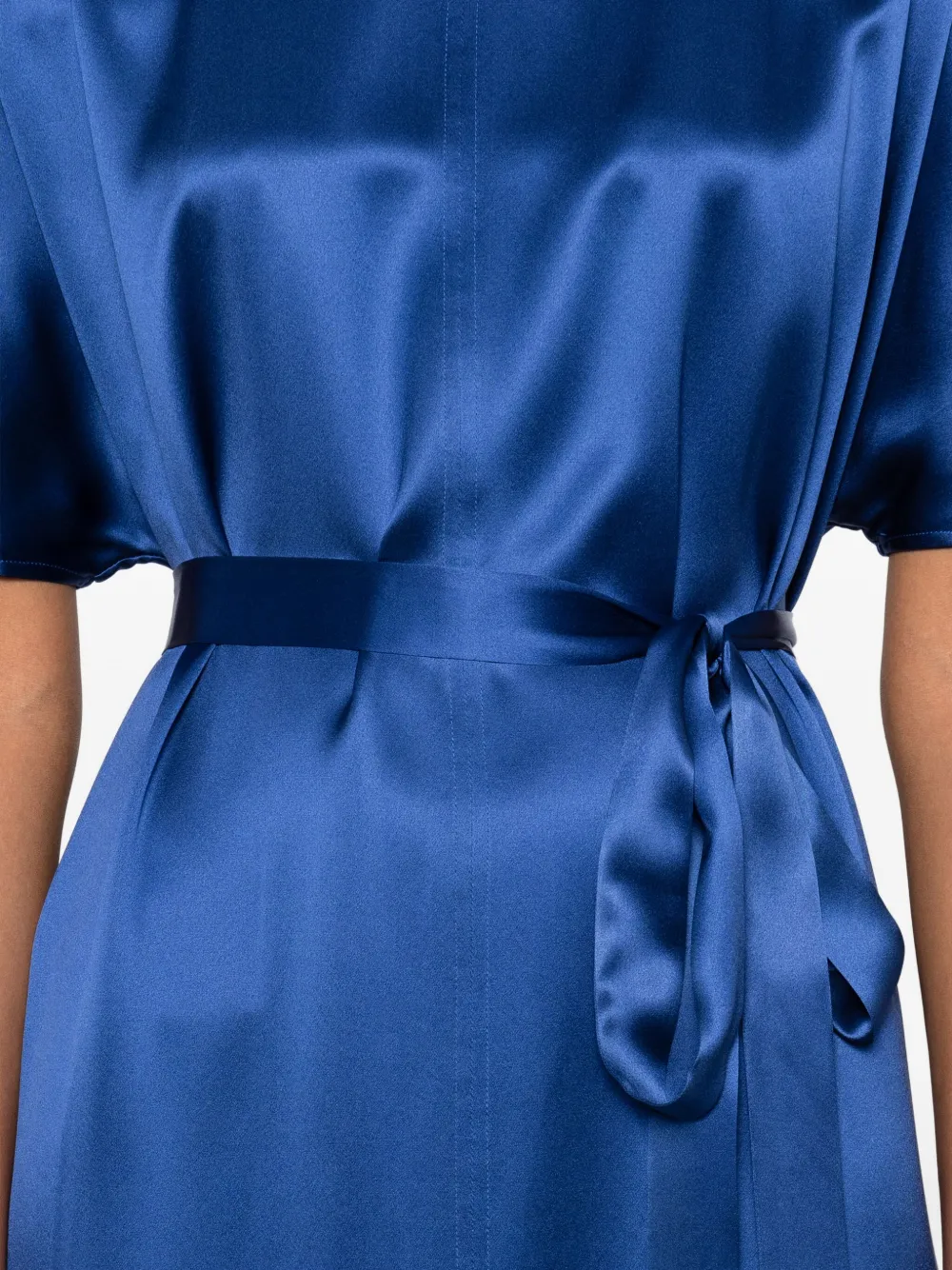 JOSEPH round-neck midi dress Blauw