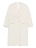 Lardini double-breasted coat - White