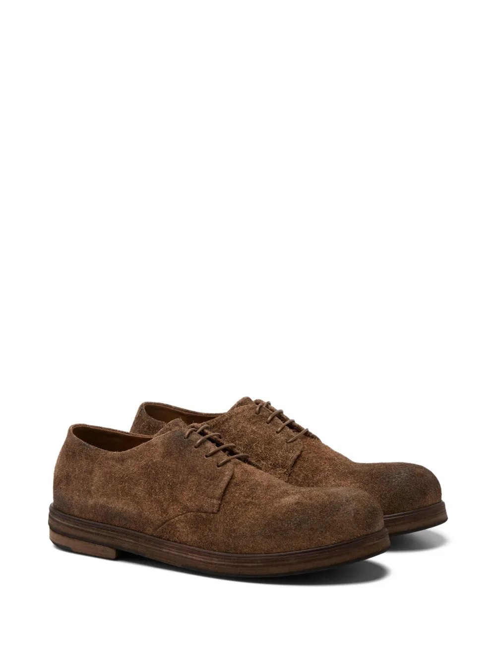 Marsèll lace-up suede derby shoes Brown