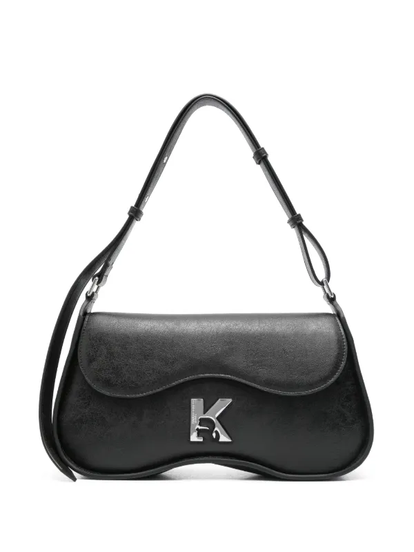 Karl Lagerfeld Kロゴ ショルダーバッグ | ブラック | FARFETCH JP
