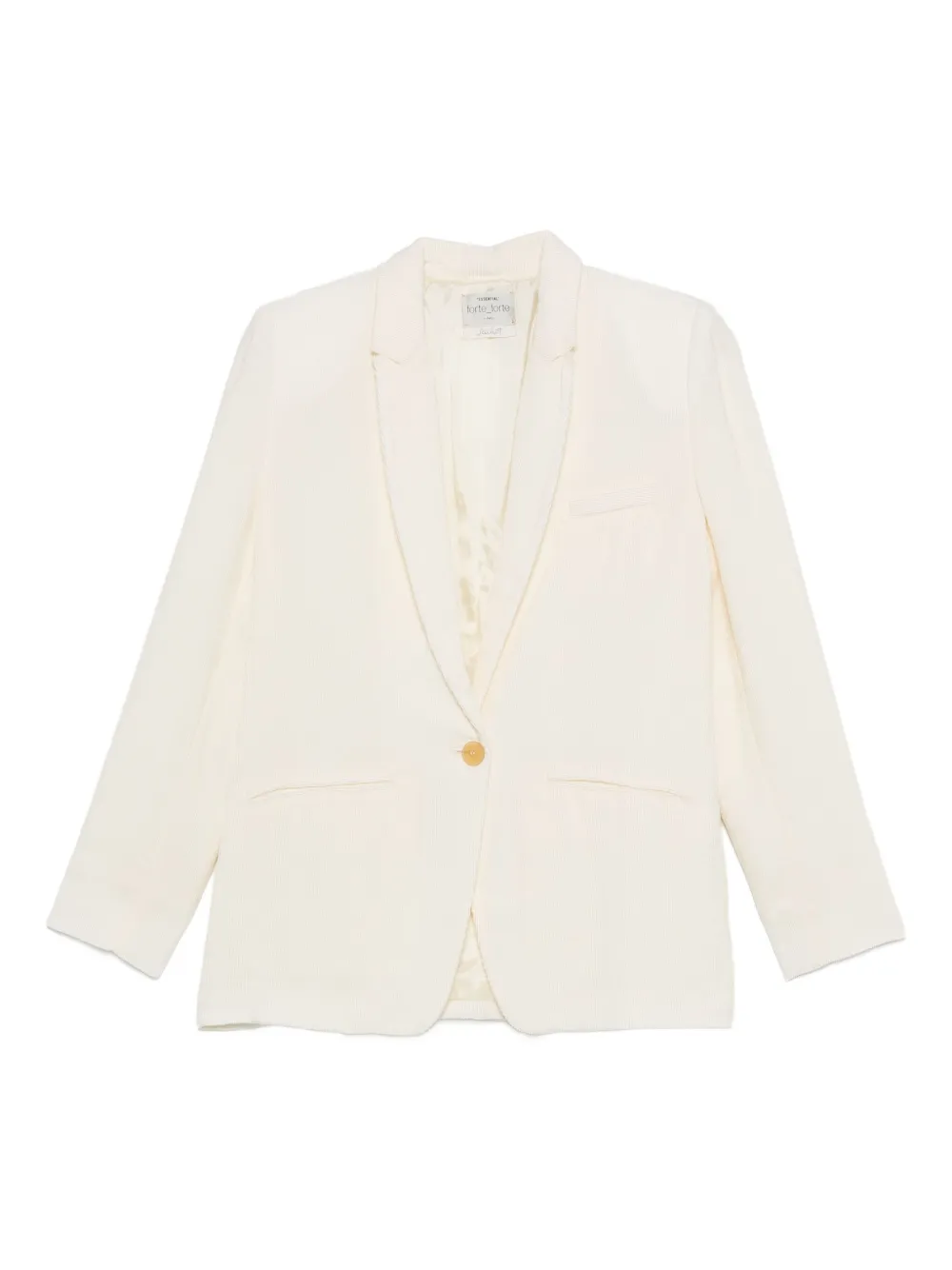 single-breasted blazer