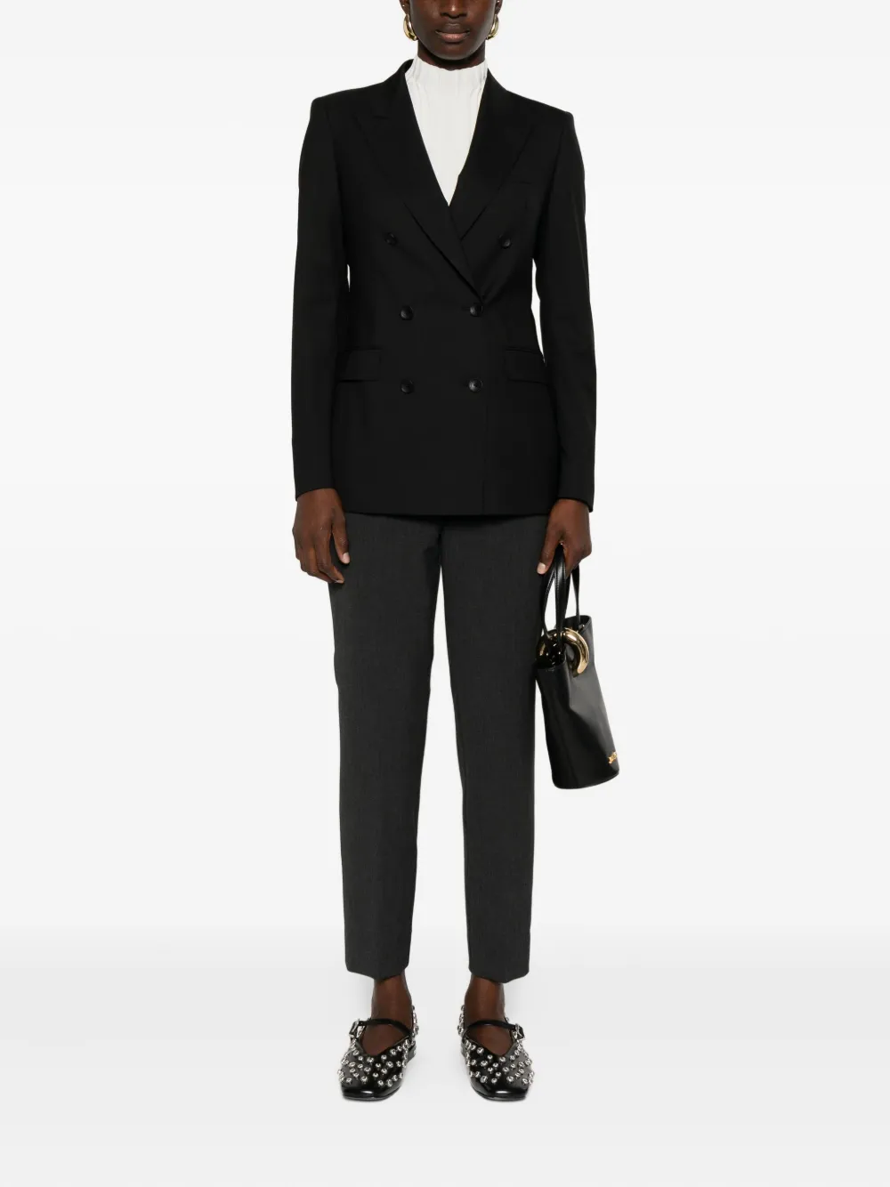 Tagliatore double-breasted blazer Zwart