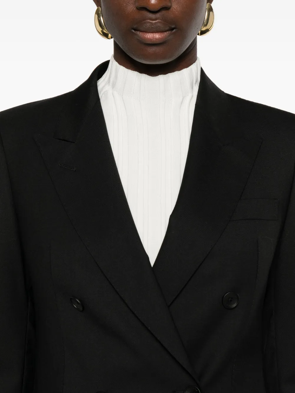 Tagliatore double-breasted blazer Zwart